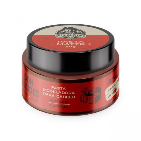 Pasta Para Cabelo Matte Barba Negra Don Alcides 80 g