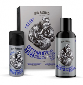 Kit Fator de Crescimento Para Barba Nanofactor + Peeling Pri Shampoo