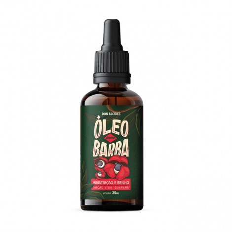 Óleo Hidratante Para Barba Guaraná Don Alcides 25 ml