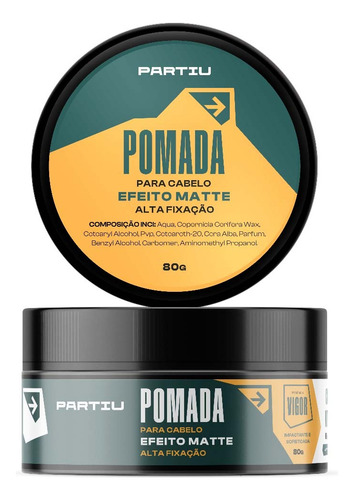 Pomada Efeito Matte Vigor Partiu 80g