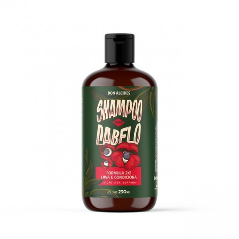 Shampoo Para Cabelo 2 em 1 Guaraná Don Alcides 230 ml
