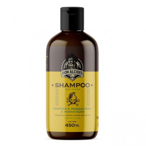Shampoo Para Barba Lemon Bone Siciliano Don Alcides 450 ml