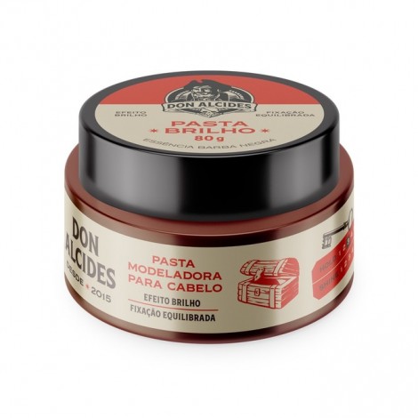Pasta Para Cabelo Brilho Barba Negra 80 g